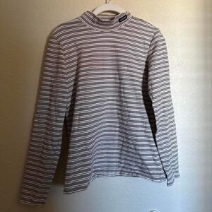 Stussy Striped Long Sleeve Turtleneck Shirt Sz XS multi colored‎